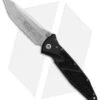 Microtech Socom Elite Tanto Manual Knife Black (4" Stonewash Serr) 161-11 -Blade HQ Shop Microtech Socom Elite Tanto Black SW serr BHQ 10778 jr