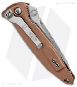 Microtech Socom Elite Tanto Manual Knife Tan (4" Stonewash) 161-10TA 8 Microtech Socom Elite Tanto Manual Knife Tan (4" Stonewash) 161-10TA -Blade HQ Shop Microtech Socom Elite Tanto Manual Tan SW 161 10TA BHQ 81893 jr side