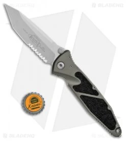 Microtech Socom Elite Tanto Manual Knife OD Green (4" Stonewash Serr) 161-11OD -Blade HQ Shop Microtech Socom Elite Tanto OD Green SW Serr BHQ 81897 jr bottlecap