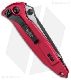Microtech Socom Elite Tanto Manual Knife Red/CF (4" Two Tone) 161-1RDCFI 8 Microtech Socom Elite Tanto Manual Knife Red/CF (4" Two Tone) 161-1RDCFI -Blade HQ Shop Microtech Socom Elite Tanto Red CF TT 161 1RDCFI BHQ 101584 jr side