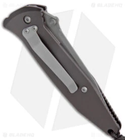 Microtech Socom Liner Lock Knife Black Aluminum (4" Bead Blasted ATS-34) -Blade HQ Shop Microtech Socom Manual Folder BB Lanyard BHQ 172992 jr side