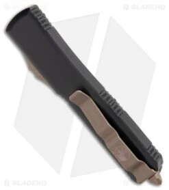 Microtech Spartan Ultratech S/E OTF Automatic Knife (3.4" Bronze) 121-13ML -Blade HQ Shop Microtech Spartan Ultratech Molon Labe SE Auto Bronze 121 13ML BHQ 37100 jr side