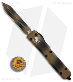 Microtech Spartan Ultratech OTF Automatic Knife Tan Camo (3.4" Tan Camo) 223-1TC -Blade HQ Shop Microtech Spartan Ultratech Tan Camo Tan Camo BHQ 89764 er bottlecap