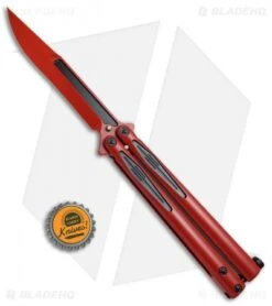 Microtech Tachyon III Balisong Butterfly Dead Pool (4.5" Red/Black) 173-1DP -Blade HQ Shop Microtech Tachyon III Balisong Butterfly Dead Pool Red Black 173 13DP BHQ 68240 jr bottlecap