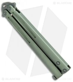 Blade HQ Shop -Blade HQ Shop Microtech Tachyon III Balisong Butterfly OD Green OD Green 173 1GR BHQ 75223 jr spine