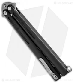 Microtech Tachyon III Balisong Butterfly Trainer Knife (4.5" Apocalyptic Dull) 8 Microtech Tachyon III Balisong Butterfly Trainer Knife (4.5" Apocalyptic Dull) -Blade HQ Shop Microtech Tachyon III Balisong Butterfly Trainer Apocalyptic Dull 174 10AP BHQ 74086 jr side