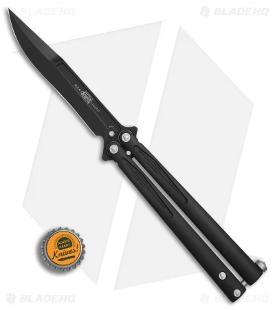 Microtech Tachyon III Balisong Butterfly Knife (4.5" Black) 173-1 6 Microtech Tachyon III Balisong Butterfly Knife (4.5" Black) 173-1 - Image 4
