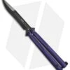 Microtech Tachyon III Balisong Butterfly Knife Purple (4.5" Black) 173-1DLCPU