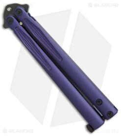 Blade HQ Shop -Blade HQ Shop Microtech Tachyon III purple black BHQ 71370 er spine