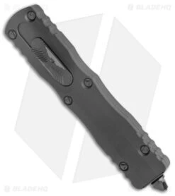 Microtech Tactical Dirac Delta OTF Automatic Knife Black (3.75" Black) 227-1T -Blade HQ Shop Microtech Tactical Dirac Delta OTF Auto Black Black BHQ 112136 jr spine