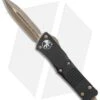 Microtech Troodon D/E OTF Automatic Knife Black (3" Bronze Apoc) 138-13AP -Blade HQ Shop Microtech Troodon DE Black Bronze Apocalyptic 138 13AP BHQ 135900 jr