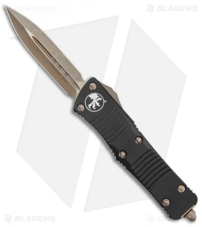 Microtech Troodon D/E OTF Automatic Knife Black (3" Bronze Apoc) 138-13AP 3 Microtech Troodon D/E OTF Automatic Knife Black (3" Bronze Apoc) 138-13AP