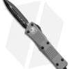 Microtech Troodon D/E OTF Automatic Knife Gray (3" Black) -Blade HQ Shop Microtech Troodon DE OTF Auto Gray Black 138 2GY BHQ 96888 jr
