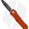 Microtech Troodon D/E OTF Automatic Knife Orange ( 3" Black ) 138-1OR