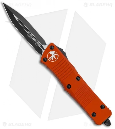 Microtech Troodon D/E OTF Automatic Knife Orange ( 3" Black ) 138-1OR 3 Microtech Troodon D/E OTF Automatic Knife Orange ( 3" Black ) 138-1OR