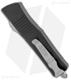 Microtech Troodon D/E OTF Automatic Knife (3" Satin Double Full Serr) 138-D6 -Blade HQ Shop Microtech Troodon DE OTF Auto Satin Double Full Serr 138 D6 BHQ 105404 jr side