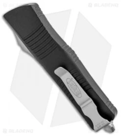 Microtech Troodon Dagger D/E OTF Automatic Knife (3" Satin Full Serr) 138-6 -Blade HQ Shop Microtech Troodon DE OTF Auto Satin Full Serr 138 6 BHQ 5665 jr side