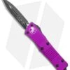 Microtech Troodon D/E OTF Automatic Knife Violet (3" Black) -Blade HQ Shop Microtech Troodon DE OTF Auto Violet Black 138 1VI BHQ 97884 jr
