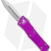 Microtech Troodon D/E OTF Automatic Knife Violet (3" Stonewash) -Blade HQ Shop Microtech Troodon DE OTF Auto Violet SW 138 10VI BHQ 97844 jr