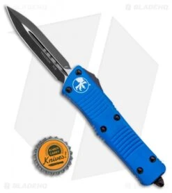 Microtech Troodon D/E OTF Automatic Knife Blue (3" Black) 138-1BL 9 Microtech Troodon D/E OTF Automatic Knife Blue (3" Black) 138-1BL -Blade HQ Shop Microtech Troodon OTF Auto Blue Dagger 138 1BL BHQ 12921 ns bottlecap