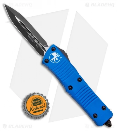 Microtech Troodon D/E OTF Automatic Knife Blue (3" Black) 138-1BL 6 Microtech Troodon D/E OTF Automatic Knife Blue (3" Black) 138-1BL - Image 4