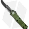Microtech Troodon S/E OTF Automatic Knife OD Green (3" Black Serr) -Blade HQ Shop Microtech Troodon OTF Auto OD Green Serr 139 2OD BHQ 72301 ns