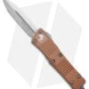 Microtech Troodon D/E OTF Automatic Knife Tan (3" Stonewash) 138-10TA -Blade HQ Shop Microtech Troodon OTF Auto Tan Dagger 138 10TA BHQ 27161 ns