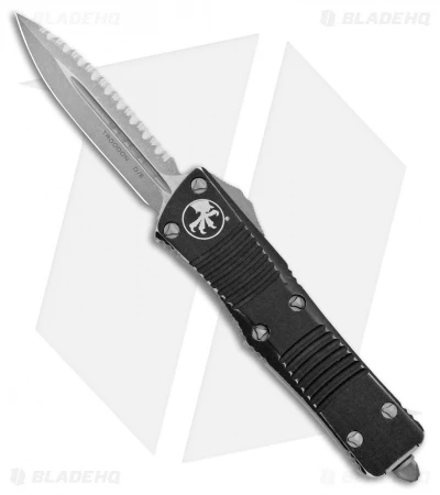 Microtech Troodon S/E OTF Automatic Knife Black Distressed (3" Apocalyptic) 3 Microtech Troodon S/E OTF Automatic Knife Black Distressed (3" Apocalyptic)