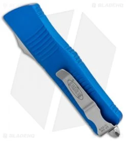 Microtech Troodon S/E OTF Automatic Knife Blue (3" Stonewash) 139-10BL 8 Microtech Troodon S/E OTF Automatic Knife Blue (3" Stonewash) 139-10BL -Blade HQ Shop Microtech Troodon SE OTF Auto Blue SW 139 10BL BHQ 12632 jr side