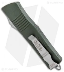 Microtech Troodon S/E OTF Automatic Knife OD Green (3" SW) 139-10OD -Blade HQ Shop Microtech Troodon SE OTF Auto OD Green SW 139 10OD BHQ 92758 jr side