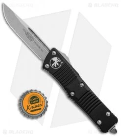 Microtech Troodon S/E OTF Automatic Knife (3" Stonewash) 139-10 -Blade HQ Shop Microtech Troodon SE OTF Auto SW 139 10 BHQ 12032 jr bottlecap 1