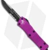 Microtech Troodon S/E OTF Automatic Knife Violet (3" Black Serr) 139-2VI -Blade HQ Shop Microtech Troodon SE OTF Auto Violet Black Serr 139 2VI BHQ 97948 jr