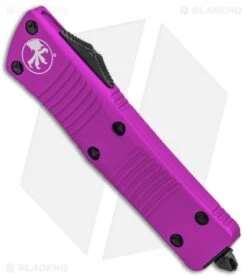Microtech Troodon S/E OTF Automatic Knife Violet (3" Black Serr) 139-2VI -Blade HQ Shop Microtech Troodon SE OTF Auto Violet Black Serr 139 2VI BHQ 97948 jr spine