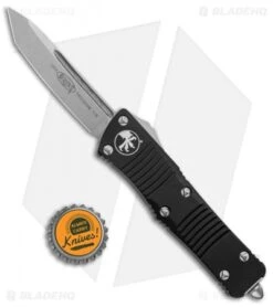 Microtech Troodon Tanto OTF Automatic Knife Black (3" Stonewash) 140-10 9 Microtech Troodon Tanto OTF Automatic Knife Black (3" Stonewash) 140-10 -Blade HQ Shop Microtech Troodon TE SW Standard BHQ 135902 jr bottlecap