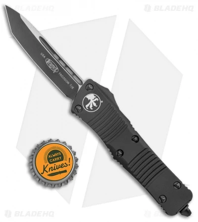 Microtech Troodon Tanto OTF Automatic Knife Tactical Black (3" Black) 140-1T 6 Microtech Troodon Tanto OTF Automatic Knife Tactical Black (3" Black) 140-1T - Image 4