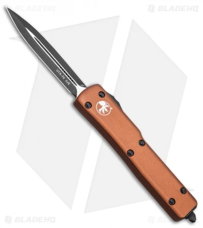 Microtech UTX-70 D/E OTF Automatic Knife Tan CC (2.4" Black) 3 Microtech UTX-70 D/E OTF Automatic Knife Tan CC (2.4" Black)