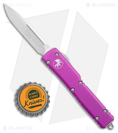 Microtech UTX-70 D/A OTF S/E Automatic Knife Violet (2.4" Satin) 148-4VI 6 Microtech UTX-70 D/A OTF S/E Automatic Knife Violet (2.4" Satin) 148-4VI - Image 4
