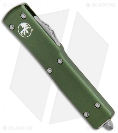 Microtech UTX-70 D/E OTF Automatic Knife OD Green CC (2.4" Satin) 4 Microtech UTX-70 D/E OTF Automatic Knife OD Green CC (2.4" Satin) - Image 2