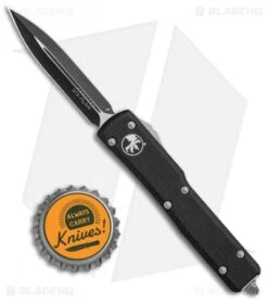 Microtech UTX-70 D/E OTF Automatic Knife CC (2.4" Black) 147-1 -Blade HQ Shop Microtech UTX 70 DE OTF Auto CC Black 147 BHQ 4703 jr bottlecap 1