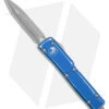 Microtech UTX-70 D/E OTF Automatic Knife Distressed Blue Alum (2.5" Apocalyptic) -Blade HQ Shop Microtech UTX 70 DE OTF Auto Distressed Blue Apocalyptic BHQ 178834 jr