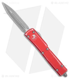 Microtech UTX-70 D/E OTF Automatic Knife Distressed Red Alum (2.4" Apocalyptic)