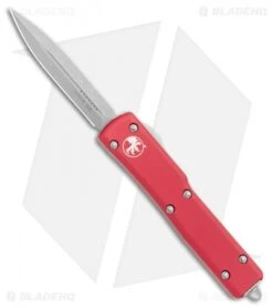 Microtech UTX-70 D/E OTF Automatic Knife Red (2.4" Apocalyptic) 147-10APRD