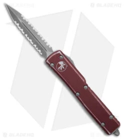 Microtech UTX-70 D/E OTF Automatic Knife Distressed Merlot (2.4" Apocalyptic )