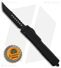 Microtech UTX-70 Hellohound OTF Tanto Knife Shadow Black (2.4" Black) 419-1 DLCT 9 Microtech UTX-70 Hellohound OTF Tanto Knife Shadow Black (2.4" Black) 419-1 DLCT -Blade HQ Shop Microtech UTX 70 Hellhound Shadow OTF Tanto Black 2in DLC Black BHQ 146752 td size