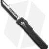 Microtech Signature Series UTX-70 Hellhound Automatic Knife Black (2.4" Black) -Blade HQ Shop Microtech UTX 70 Hellhound Signature Series Auto Black Black Tanto BHQ 176034 jr