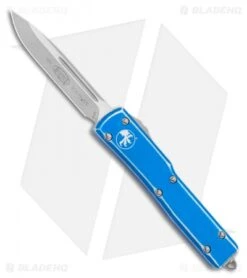 Microtech UTX-70 S/E OTF Automatic Knife Distressed Blue (2.4" Apocalyptic)