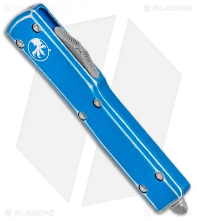 Microtech UTX-70 S/E OTF Automatic Knife Distressed Blue (2.4" Apocalyptic) 4 Microtech UTX-70 S/E OTF Automatic Knife Distressed Blue (2.4" Apocalyptic) - Image 2