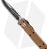 Microtech UTX-70 S/E OTF Automatic Knife Tan (2.4" Two-Tone) 148-1TA