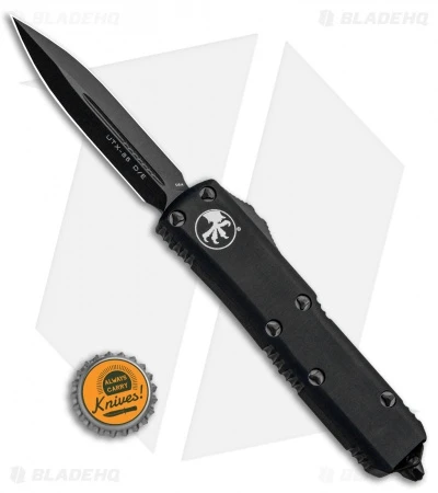 Microtech UTX-85 D/E OTF Automatic Knife Black Tactical (3.125" Black) 232-1DLCT 6 Microtech UTX-85 D/E OTF Automatic Knife Black Tactical (3.125" Black) 232-1DLCT - Image 4