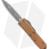 Microtech UTX-85 D/E OTF Automatic Knife Tan G-10 (3.1" Apocalyptic Full Serr)